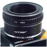 T2 T-MOUNT adapter - E-mount SONY Nex redukciós adapter K&F Concept
