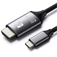 KÁBEL ADAPTÉR USB-C 3.1 TYP C NA HDMI 4K MHL 200cm TV