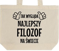 NAJLEPSZY FILOZOF torba zakupy prezent