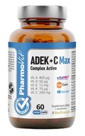 PharmoVit ADEK + C Max vitamín C 200mg imunita 60 kapsúl