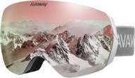 Gogle narciarskie, snowboardowe, dla osób noszących okulary OTG