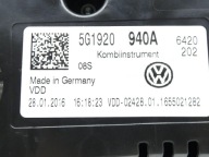 dials clock dials display VW GOLF VII 1.4 TSI 5G1920940A