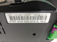 SKODA SUPERB and 1.9 TDI dials dials 3U0920810A