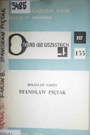 Stanisław Piętak - B. Faron