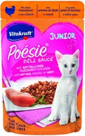 Karma dla kotów Poesie Deli Sauce Junior z indykiem 85 g Vitakraft