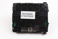 CITROEN PEUGEOT module compartment control unit BSM 9643498980 S118470002E