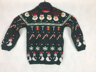 H&M chłopięcy świąteczny sweter 86 *PWK*