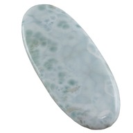 Larimar kabošon cca 60x26 mm LAR0538