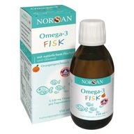 Norsan Omega-3 Kids DHA EPA Olej z dorsza 150 ml