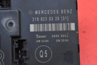 control unit module door right rear part 2198200326 MERCEDES CLS C219 04-08