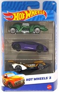 HOT WHEELS 3 AUTKA SAMOCHODY 3PAK ZESTAW K5904 24H