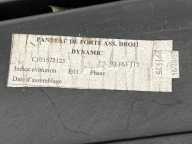 OPEL TIGRA B side upholstery door right front 3D 93163113