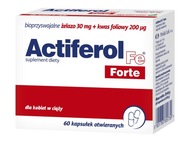 Actiferol Fe FORTE żelazo 30 mg 60 kapsułek