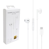 ORYGINALNE SŁUCHAWKI USB-C TYP-C DO HUAWEI CM33 MATE 10 PRO BIAŁE