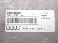 control unit of the engine AUDI A3 8L 1.6B 5WP419302 06A906019D