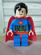 Lego hodiny Figúrka veľká Super-Man budík s podsvietením nové batérie