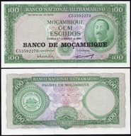 $ Mozambik 100 ESCUDOS P-117 UNC