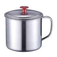 SteelCup – Rozsdamentes acél bögre fedővel kávéhoz, teához, leveshez