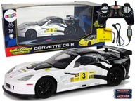 Auto Sportowe Wyścigowe R/C 1:18 Corvette C6.R Bia