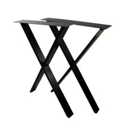 Noga metalowa do stołu i biurka kształt X różne WZORY dowolny WYMIAR loft