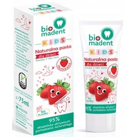 Bio Madent Kids Prírodná zubná pasta pre deti s príchuťou jahody 75ml
