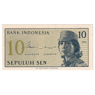 Banknot, Indonesia, 10 Sen, 1964, KM:92a, UNC(65-7