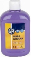 Farba szkolna fioletowa 500ml ASTRA