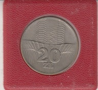 Polska 20 zloty 1974 Wiezowiec ladny stan