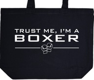 TRUST ME I'M A BOXER torba zakupy prezent