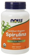 Spirulina Organic, 500mg - 200 tablets