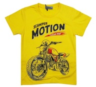 T-SHIRT koszukla SCAMPER r 12 - 146/152 YELLOW