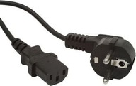 Kabel zasilający Gembird VDE Euro/IEC C13 3m (PC186VDE3M)