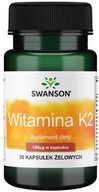 Swanson K2 witamina 100mcg 30 kap żelowych