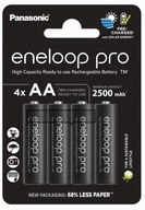 4X AKUMULATORKI PANASONIC ENELOOP PRO R6/AA 2500mAh BATERIE