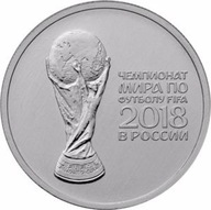 25 rubľov 2018 Majstrovstvá vo futbale Rusko UNC