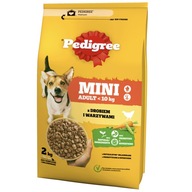 PEDIGREE ADULT MINI 2kg SUCHA KARMA DRÓB Z WARZYWAMI DLA PSÓW MAŁYCH RAS