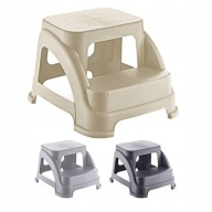 KÉTFOKOZATÚ ÁLLVÁNY SZÍNES CSÚSZÁSGÁTLÓ LÉPCSŐ 120kg ZUHANYZÁSHOZ