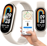 Xiaomi Mi Band 8 Champagne Gold WODOODPORNY EKRAN DOTYKOWY AMOLED 1,62"