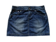 BENETTON prosta jeansowa spódniczka 150 cm