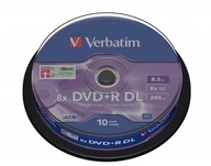 VERBATIM DVD+R 8,5GB X8 10SZT