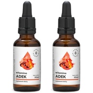 Aura ADEK A + D3 + E + K2 MK7 Kvapky 2x30ml Imunita