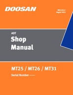 Servisná príručka / Návod na predajňu Doosan MT25 / MT26 / MT31 ADT