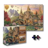 Puzzle Kastély Mini 1000 db-os kirakó Gyerek Logikai Hegyek Palota