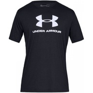 Koszulka męska Under Armour Sportstyle Logo SS czarna 1329590 001 S