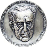 Medal MW, 1987, 100. Rocznica Urodzin Artura Rubensteina