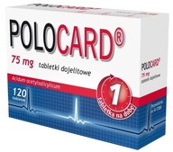 Polocard 75 mg, 120 tabletek dojelitowych serce zapobiega zawałom