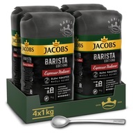 Kawa ziarnista Jacobs Barista Espresso Italiano 4x 1kg + łyżeczka GRATIS!