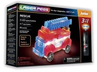 Záchranné vozidlá 3v1 Laser Pegs LED kocky 4+