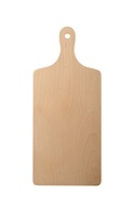 Deska do krojenia Drewniana Kuchenna Solidna Gruba Bukowa z rączką 18cm