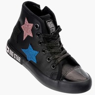 Buty Dziecięce BIG STAR Ocieplane Trzewiki Trampki Dziewczynki Czarne 30